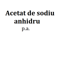Acetat de sodiu anhidru p.a.