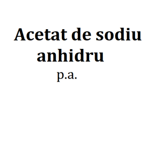 Acetat de sodiu anhidru p.a.