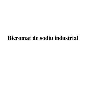 Bicromat de sodiu industrial Bicromat de sodiu industrial
