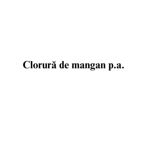 Clorura de mangan p.a.