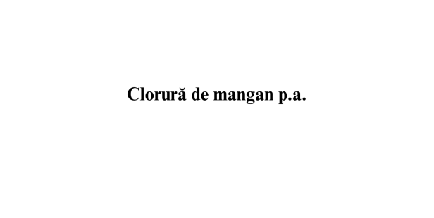Clorura de mangan p.a.