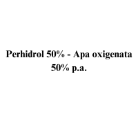 Perhidrol 50% - Apa oxigenata 50% p.a. PRECURSOR Perhidrol 50% - Apa oxigenata 50% p.a. PRECURSOR