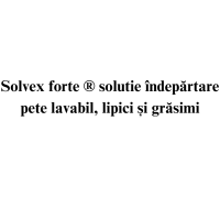 Solvex forte ® solutie indepartare pete lavabil, lipici si grasimi