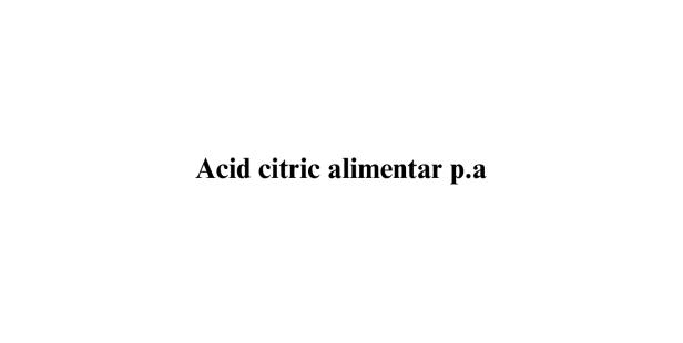 Acid citric monohidrat p.a.