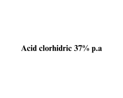 Acid clorhidric 37% p.a. Acid clorhidric 37% p.a.
