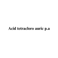 Acid tetracloro auric p.a. Acid tetracloro auric p.a.