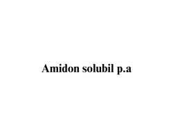 Amidon solubil p.a. Amidon solubil p.a.