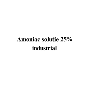 Amoniac solutie 25 % industrial Amoniac solutie 25 % industrial