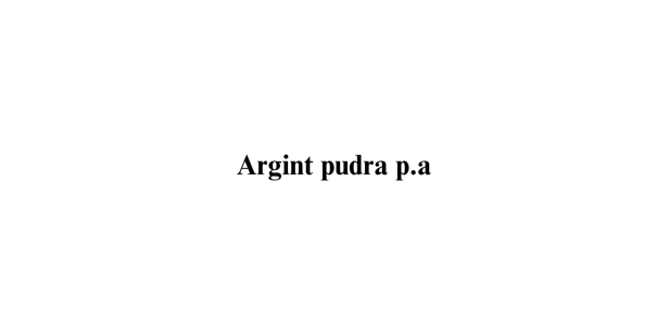 Argint pudra p.a.