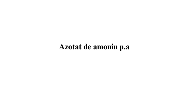 Azotat de amoniu  p.a.