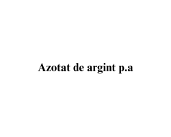 Azotat de argint p.a. Azotat de argint p.a.