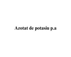 Azotat de potasiu p.a. PRECURSOR Azotat de potasiu p.a. PRECURSOR