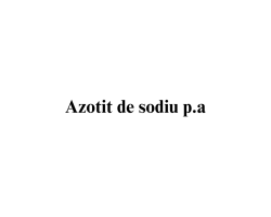 Azotit de sodiu p.a.