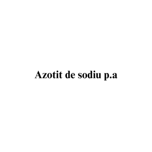 Azotit de sodiu p.a.