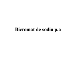 Bicromat de sodiu  p.a.