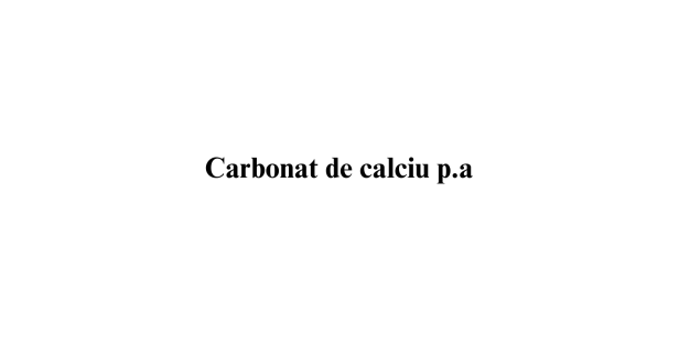 Carbonat de calciu p.a.