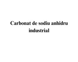 Carbonat de sodiu anhidru industrial