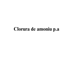 Clorura de amoniu p.a. Clorura de amoniu p.a.