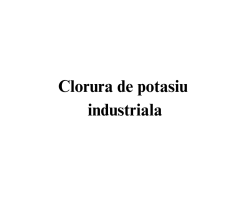 Clorura de potasiu industriala Clorura de potasiu industriala