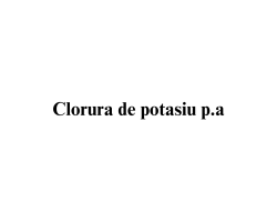 Clorura de potasiu p.a. Clorura de potasiu p.a.