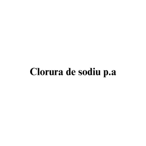 Clorura de sodiu USP, PhEur p.a.