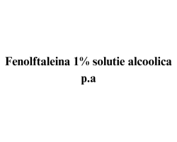 Fenolftaleina 1% solutie alcoolica p.a. Fenolftaleina 1% solutie alcoolica p.a.