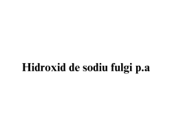 Hidroxid de sodiu fulgi p.a. Hidroxid de sodiu fulgi p.a.
