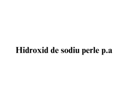 Hidroxid de sodiu perle p.a.