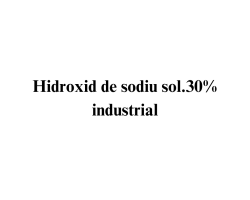 Hidroxid de sodiu sol. 30% industrial Hidroxid de sodiu sol. 30% industrial