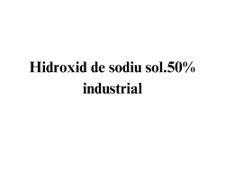 Hidroxid de sodiu sol. 50% industrial