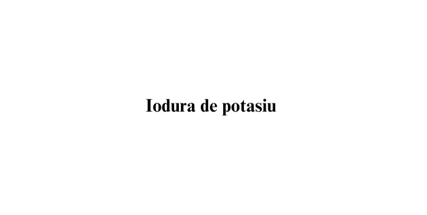 Iodura de potasiu p.a. Iodura de potasiu p.a.
