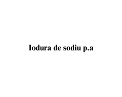 Iodura de sodiu p.a.
