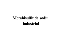 Metabisulfit de sodiu industrial Metabisulfit de sodiu industrial