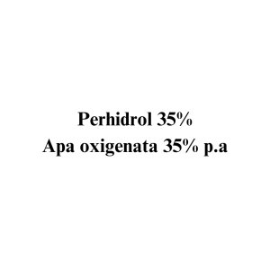 Perhidrol 35% - Apa oxigenata 35% PRECURSOR p.a. Perhidrol 35% - Apa oxigenata 35% PRECURSOR p.a.