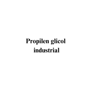Propilen glicol industrial Propilen glicol industrial