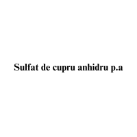 Sulfat de cupru anhidru p.a. Sulfat de cupru anhidru p.a.