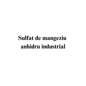 Sulfat de magneziu anhidru industrial Sulfat de magneziu anhidru industrial