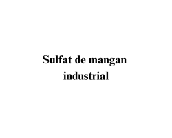 Sulfat de mangan industrial