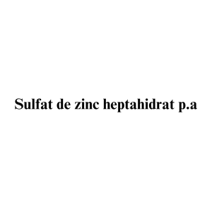 Sulfat de zinc heptahidrat p.a.