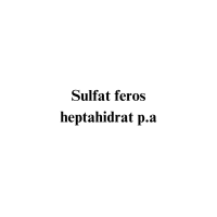 Sulfat feros heptahidrat p.a. Sulfat feros heptahidrat p.a.