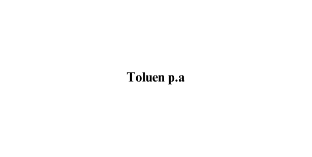 Toluen p.a. PRECURSOR Toluen p.a. PRECURSOR